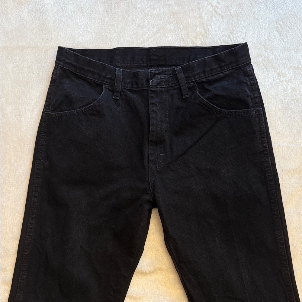 Rustler Black Denim Jeans, 32x30